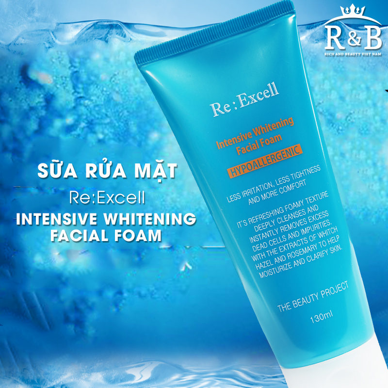 Sữa Rửa Mặt Intensive Whitening Facial Foam