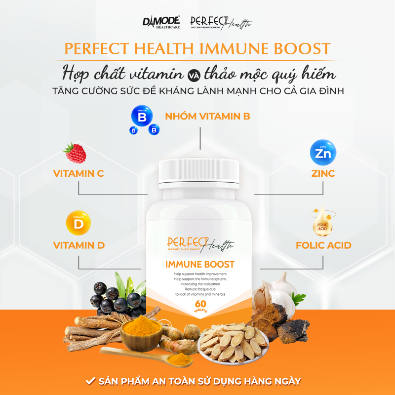 IMMUNE BOOST - Siêu Phẩm Tăng Sức Đề Kháng Toàn Diện